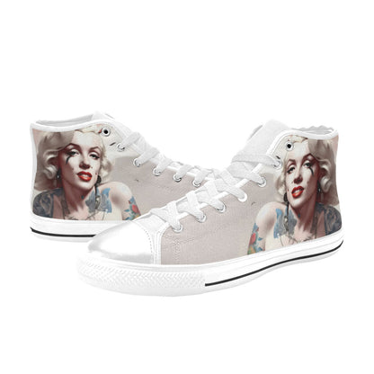 MEN'S Cc Retro Model 3 High Top Canvas Vibrant Chaos Custom Shoes