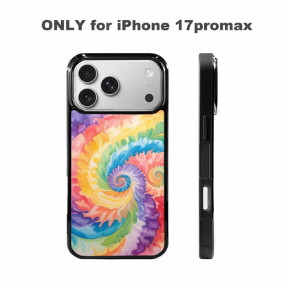 iPhone 17 Pro Max Case — Tie Dye Swirls Tie Dye, Unique Phone Case Design