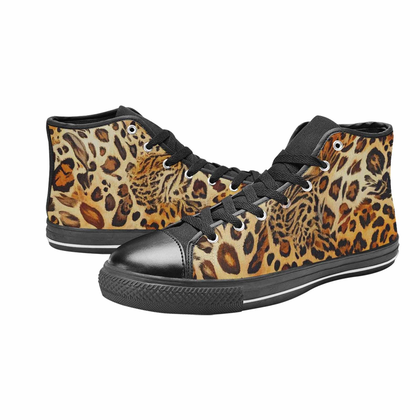 MEN'S Animal Print High Top Canvas Y2K Sneakers