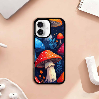 iPhone 17 Case — Vivid Winter Mushroom Cartoon Cute, Personalized Phone Case