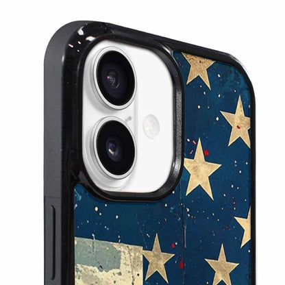 iPhone 17 Case — Small American Flag Stars Galaxy Space, Customized Protective Case