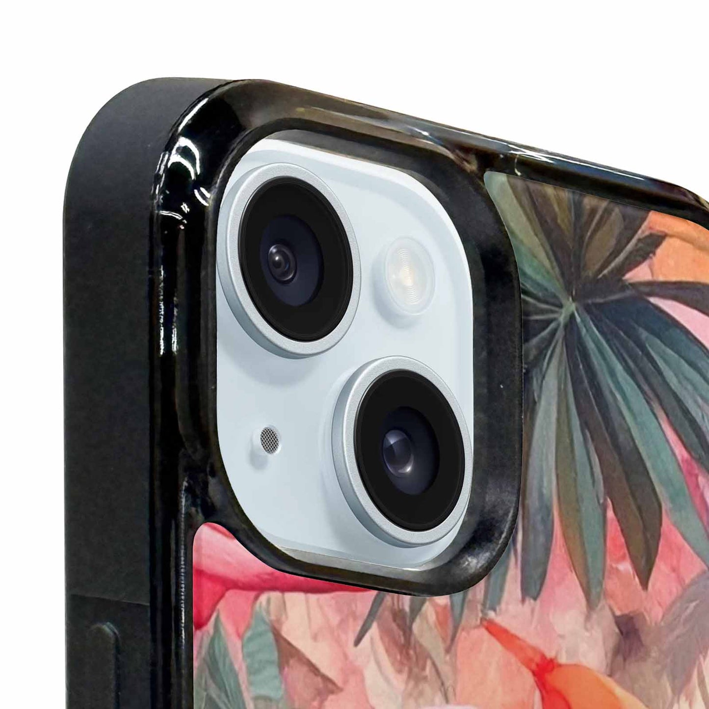 iPhone 15 Plus Case — Flamingo Tropical Flamingo Tropical Pattern Hundreds, Unique Phone Case Design