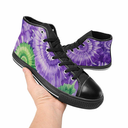 WOMEN'S Tie Dye - High Top Canvas Y2K Shoes