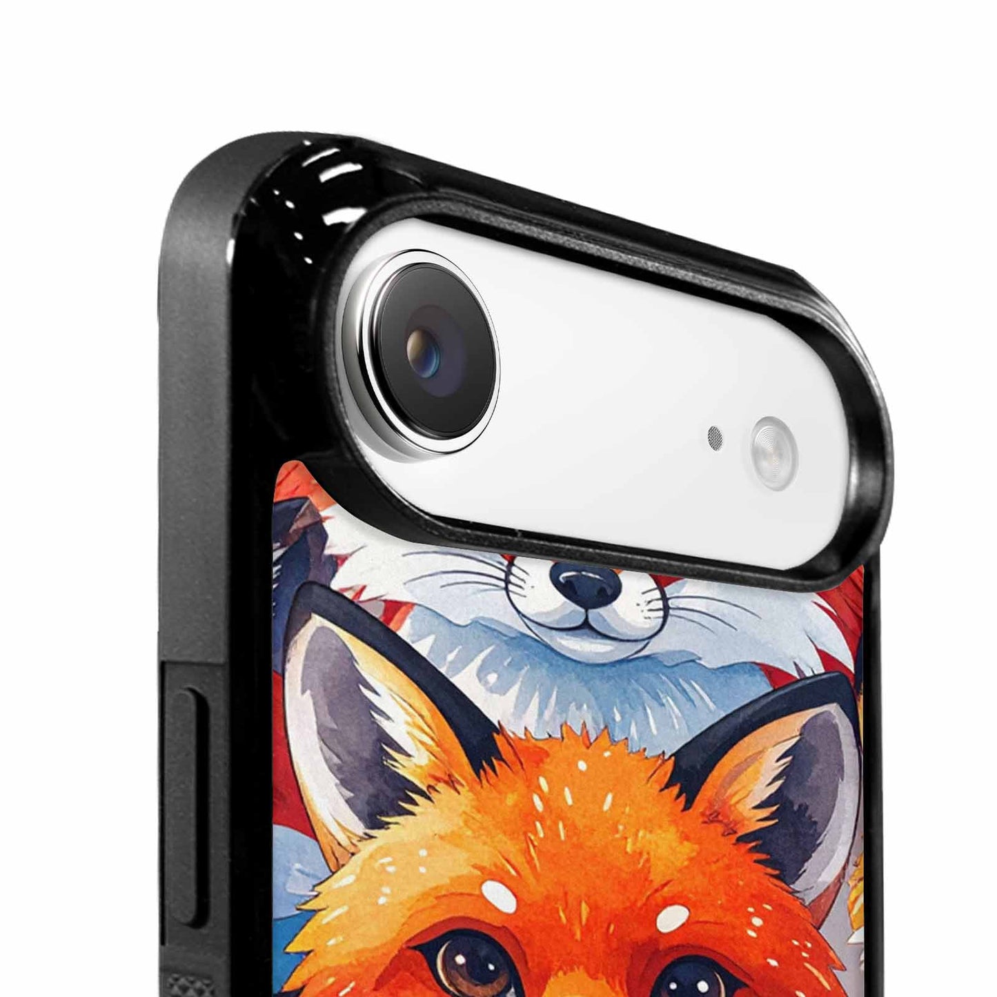 iPhone 17 Air Case — Watercolor Kawaii Fox Faces Watercolor Abstract, Custom Printed Phone Case