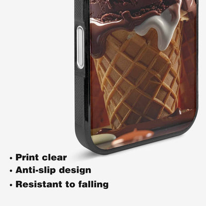iPhone 16 Case — Extreme Close Up Shot Only Drippig, Custom Printed Phone Case