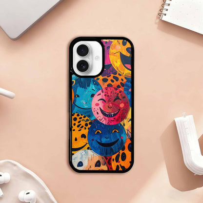 iPhone 17 Case — Smiley Faces Animal Printsmile Animal Print, Unique Phone Case Design