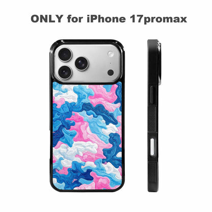 iPhone 17 Pro Max Case — Vivid Camo Transgender Camo, Custom Printed Phone Case