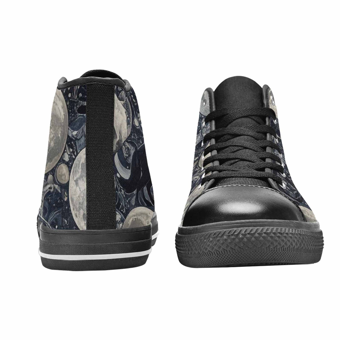 MEN'S Wolves Everywhere Collage High Top Canvas Y2K Custom Shoes