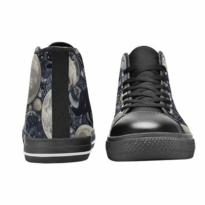 MEN'S Wolves Everywhere Collage High Top Canvas Y2K Custom Shoes