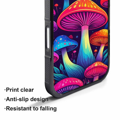 iPhone 17 Pro Case — Psychedelic Mushroom Cartoon Pattern Cartoon Cute, Customized Protective Case