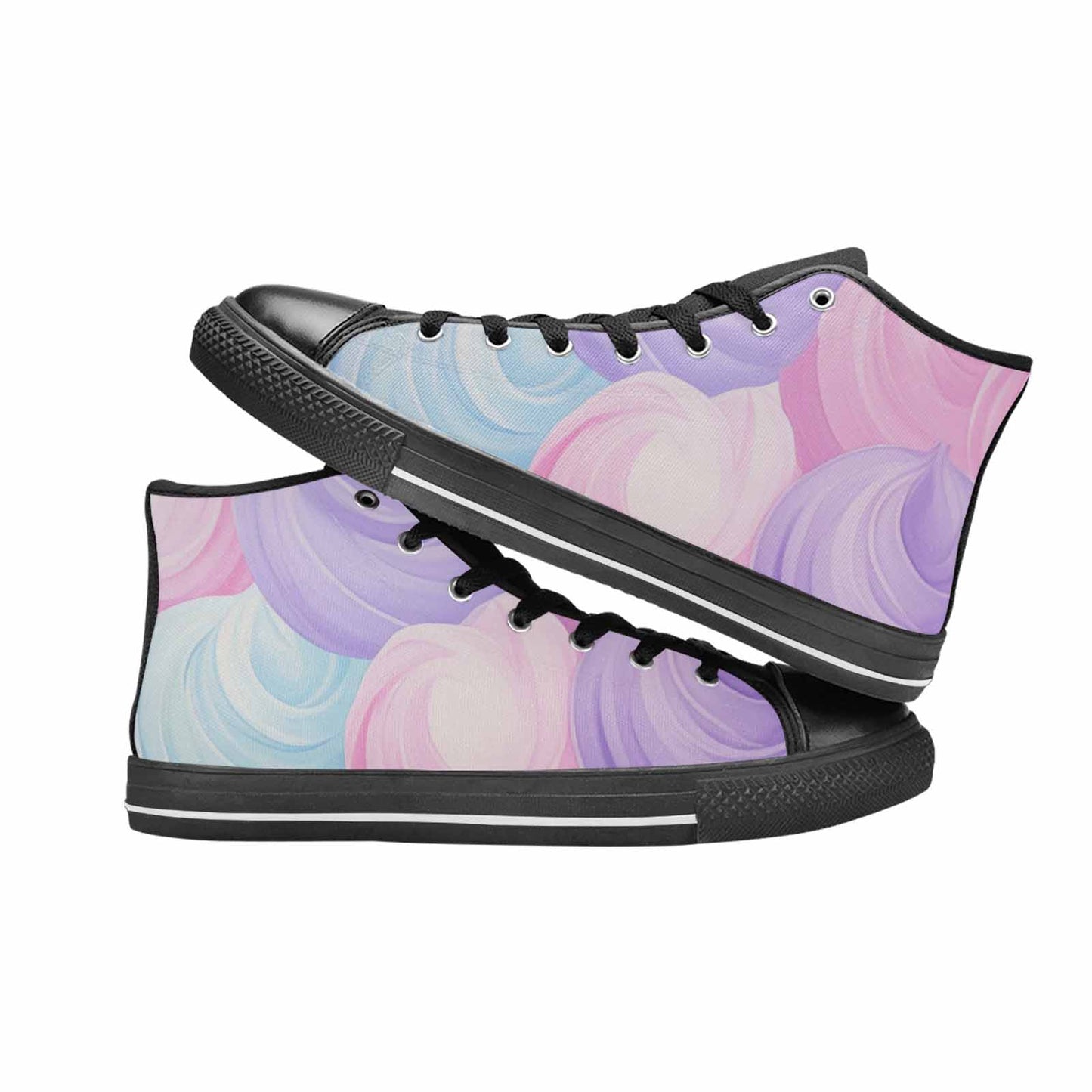 WOMEN'S Tie Dye - High Top Canvas Surreal Sneakers