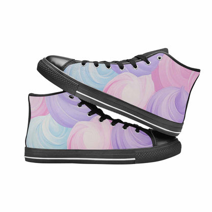 WOMEN'S Tie Dye - High Top Canvas Surreal Sneakers