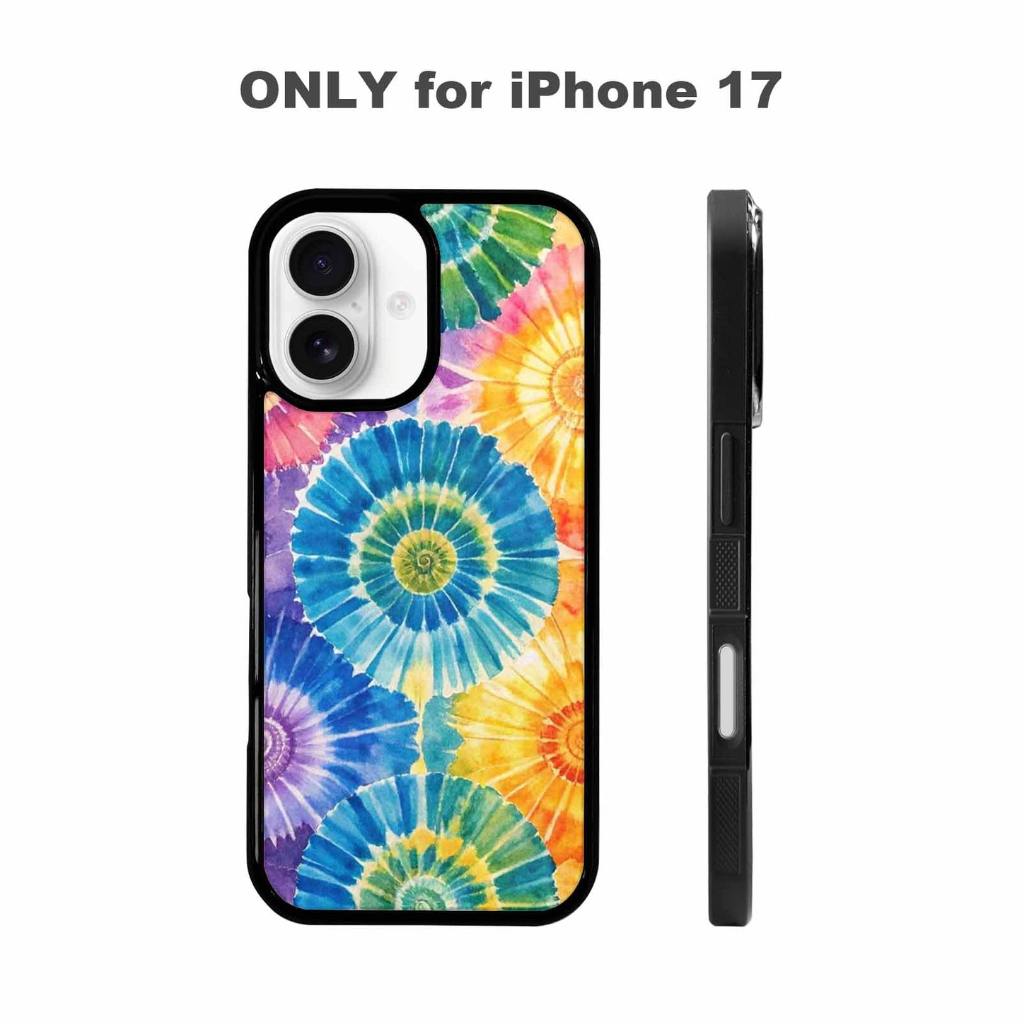 iPhone 17 Case — Small Tie Dye Swirl Tie Dye, Custom Made Phone Cover