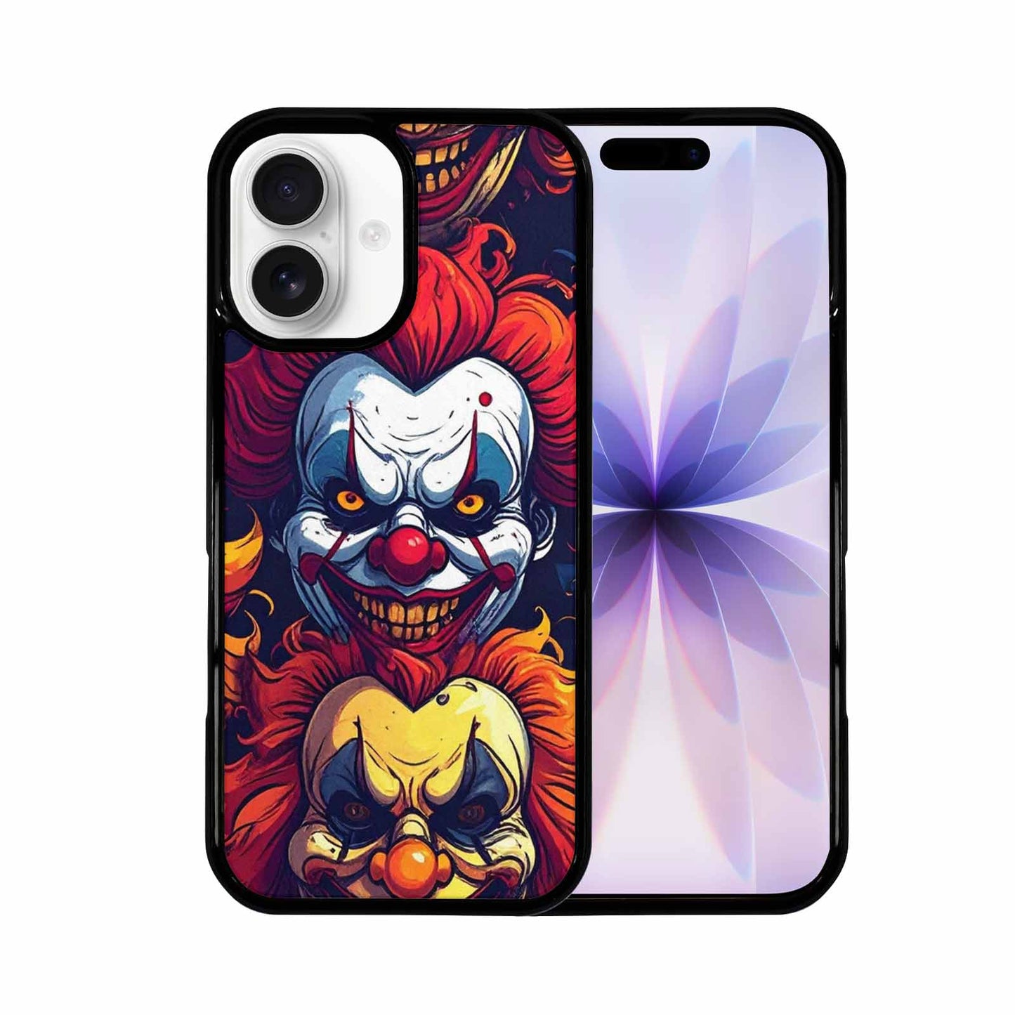 iPhone 17 Case — Evil Clowns Heads Faces Cartoon Cute, Personalized Phone Case
