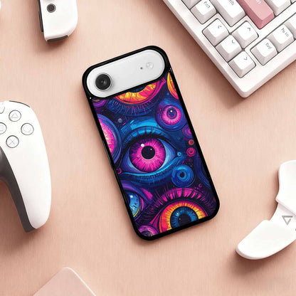iPhone 17 Air Case — Seamless Tileable Pattern Of Overlapping Cartoon, Custom Print Case Cover