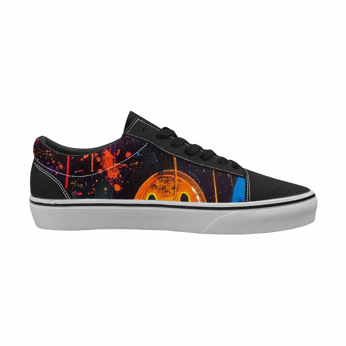 WOMEN'S Smiley Faces × Glow Lace-Up Canvas Dreamlike Shoes