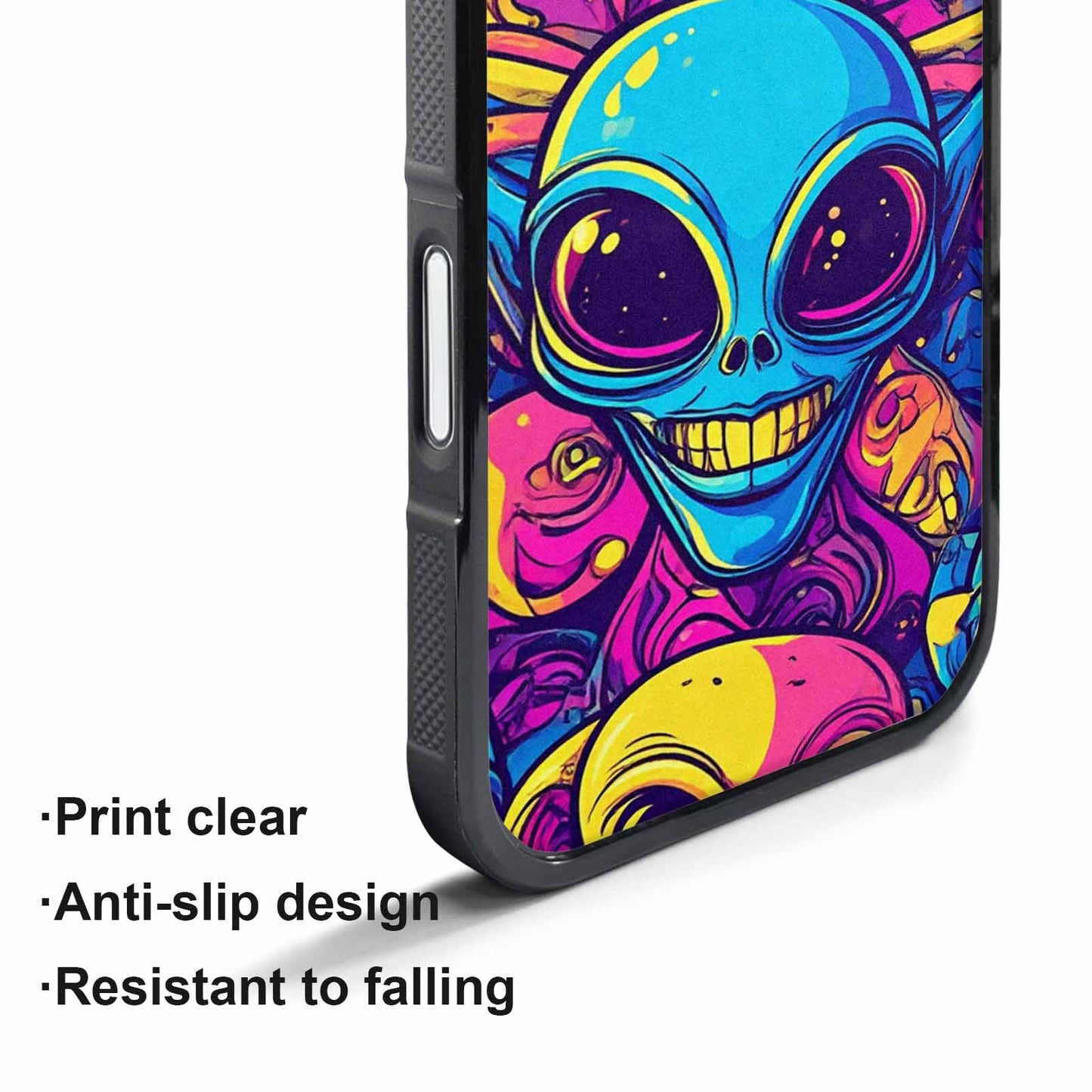 iPhone 17 Air Case — Alien Ufo Cartoon Art Pattern Alien, Custom Art Phone Cover