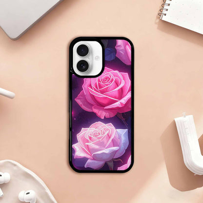 iPhone 17 Case — Watercolor Marble Rose Watercolor Abstract, Customized Protective Case