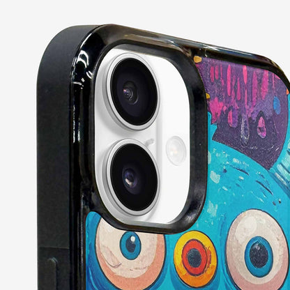iPhone 16 Case — Goofy Cartoon Monster, Custom Art Phone Cover