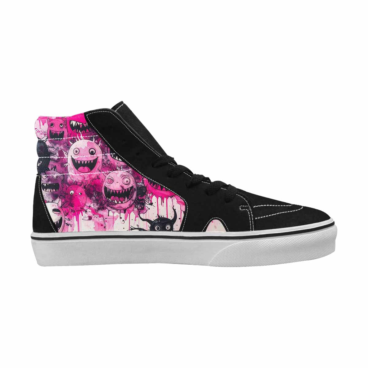 MEN'S Monsters (general) High Top Canvas Neon Fantasy Shoes