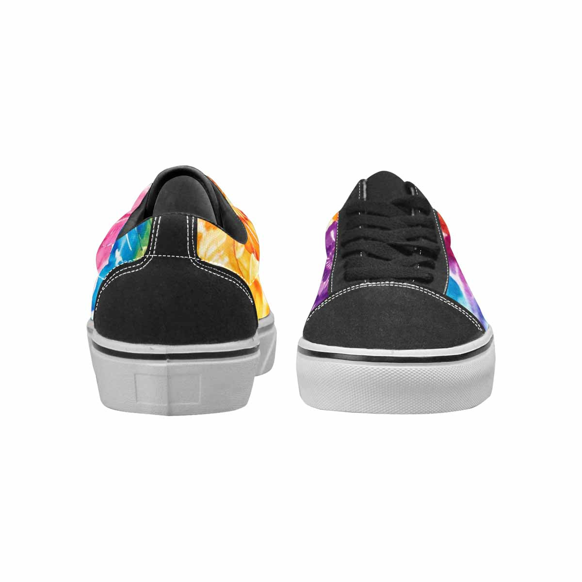 MEN'S Tie Dye Swirl Canvas Lace-Up Aesthetic Shoes