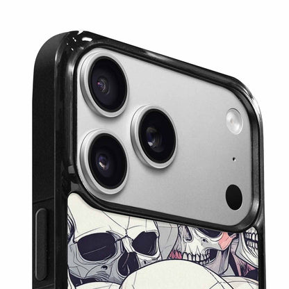 iPhone 17 Pro Case — Skull Dark Art Gothic Print Gothic, Customized Protective Case