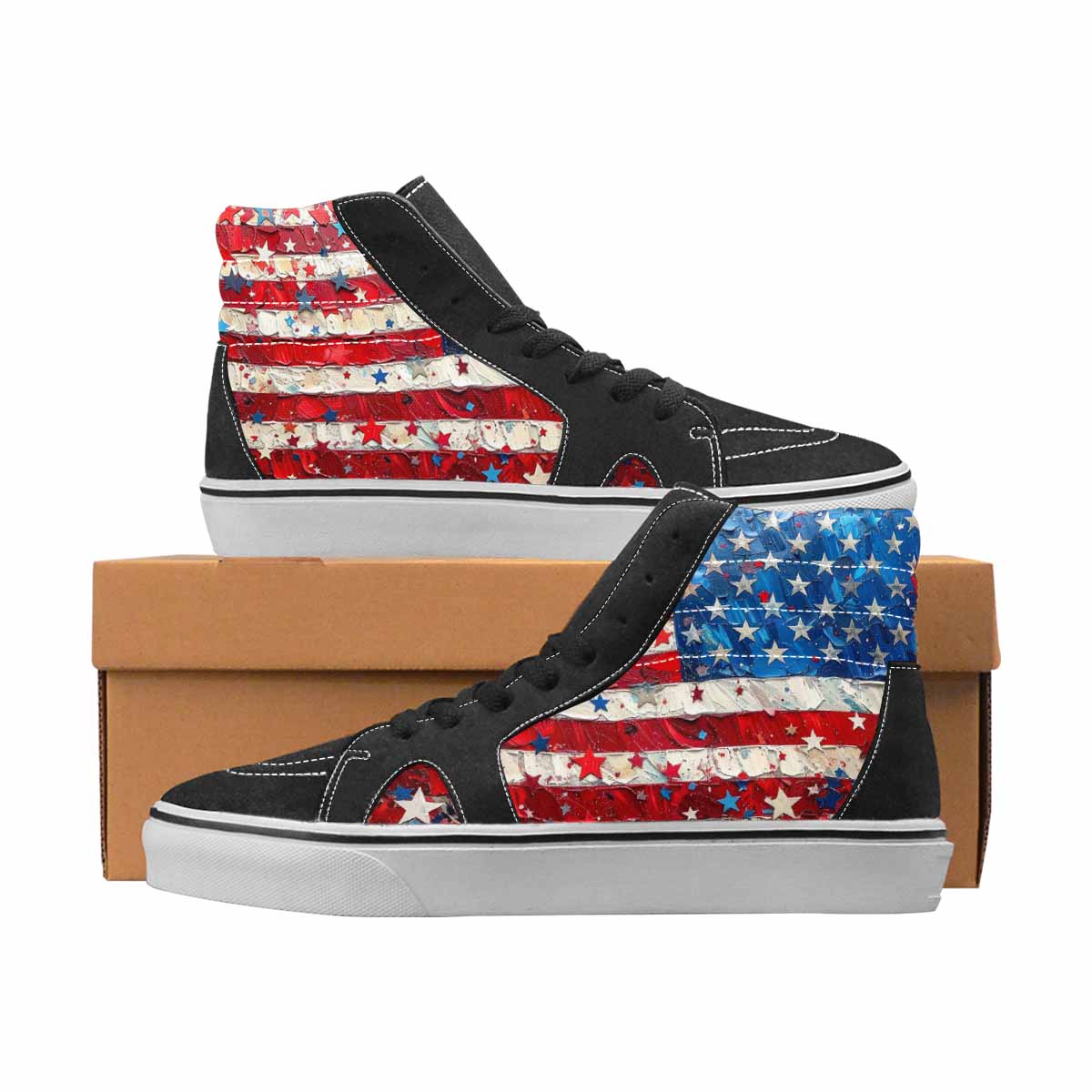 WOMEN'S Patriotic Stars Stripes 10 Ferion