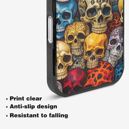 iPhone 16 Plus Case — Skulls Animal Printskulls Patt Ddn, Unique Phone Case Design