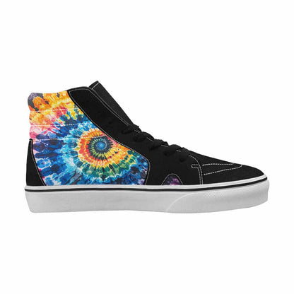 MEN'S Tie High Top Canvas Y2K Custom Shoes
