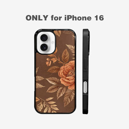 iPhone 16 Case — Vintage Botanical Art Pattern, Customized Protective Case