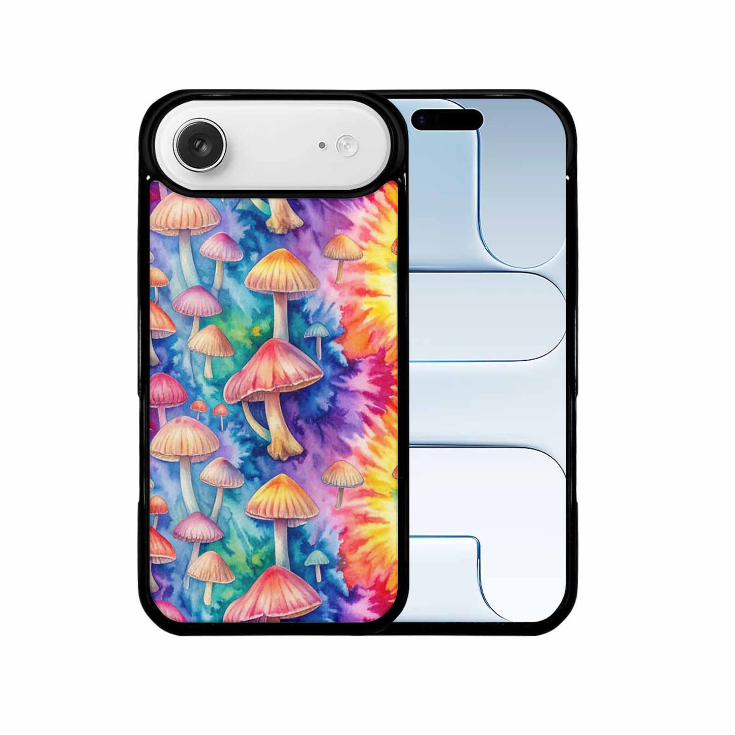 iPhone 17 Air Case — Mushrooms Tie Dyemushrooms Pat Hbx Tie, Custom Print Case Cover