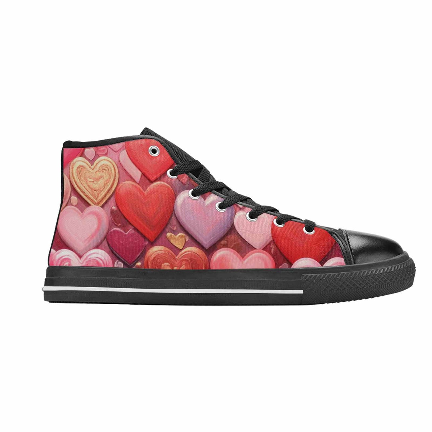 MEN'S No Words Or High Top Canvas Surreal Custom Shoes