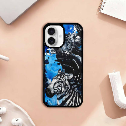 iPhone 17 Case — Animal Print Black &amp; Animal Print, Custom Art Phone Cover