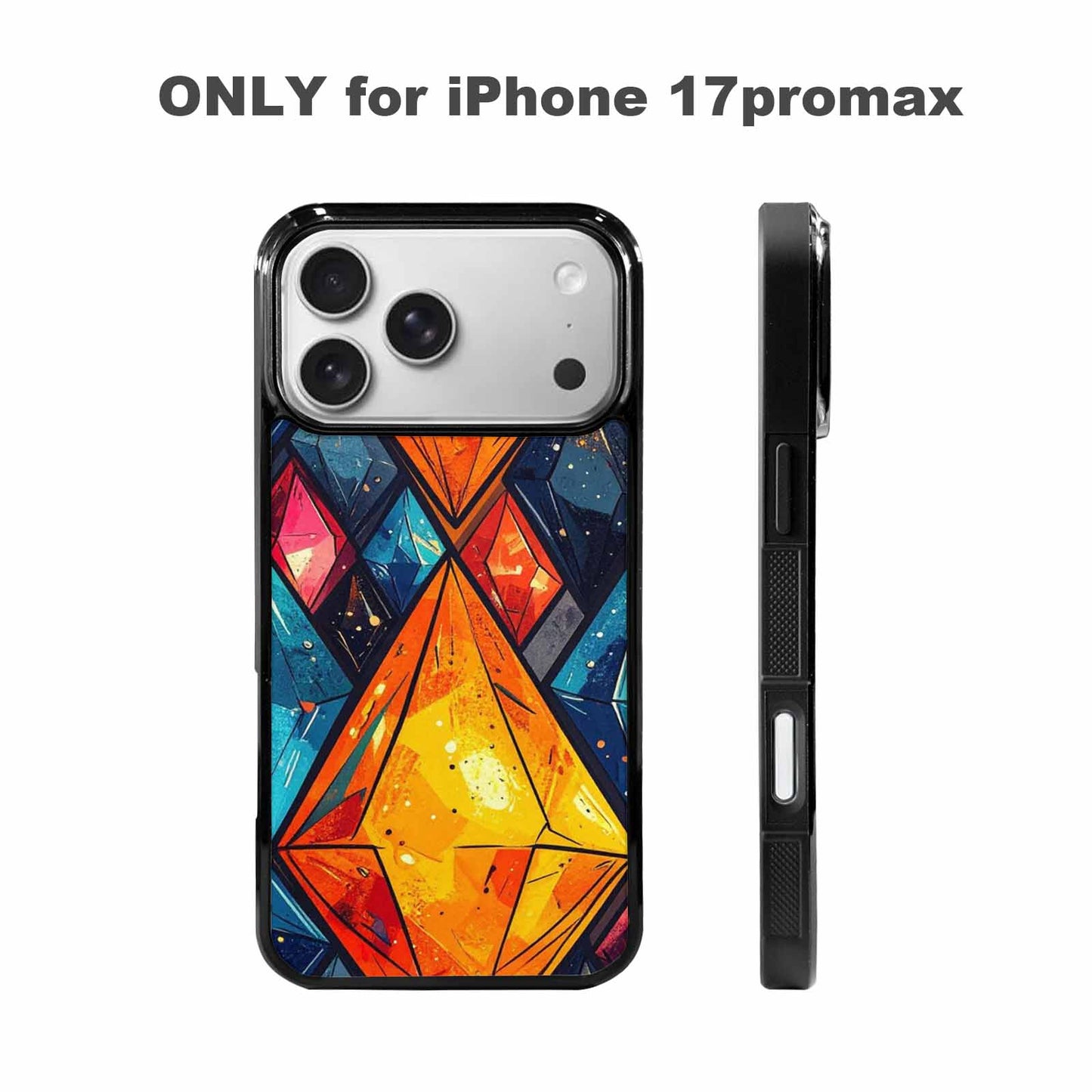 iPhone 17 Pro Max Case — Vintage Summer Diamond Retro Vintage, Custom Printed Phone Case