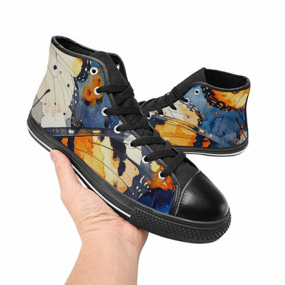 MEN'S Butterfly Wing High Top Canvas Y2K Custom Shoes