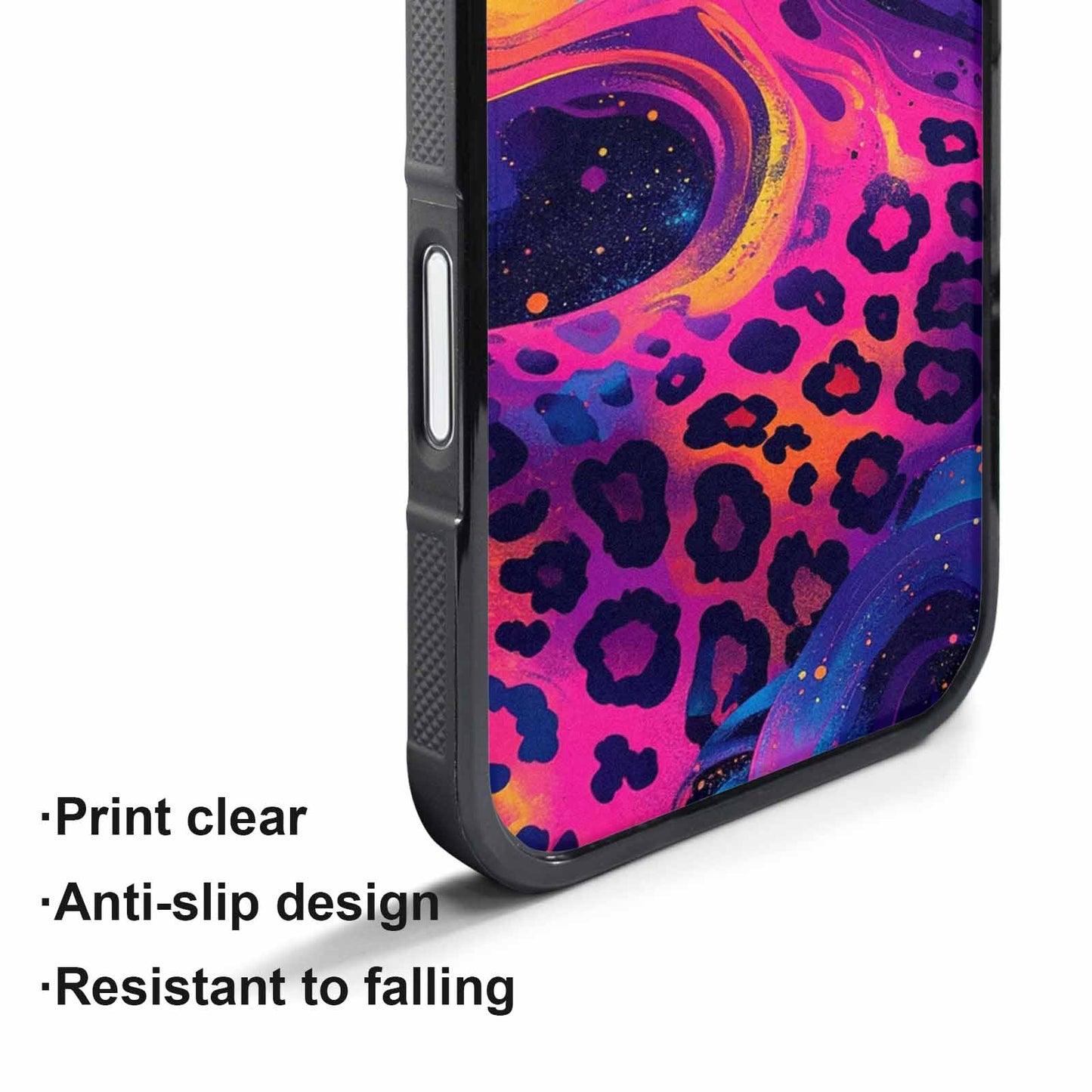 iPhone 17 Pro Max Case — Leopard Print Galaxy Seamless Animal Print, Custom Phone Case