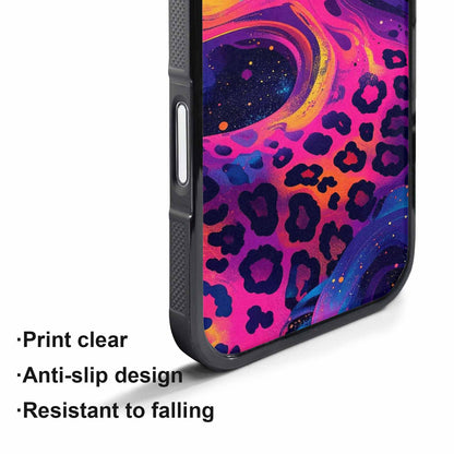iPhone 17 Pro Max Case — Leopard Print Galaxy Seamless Animal Print, Custom Phone Case
