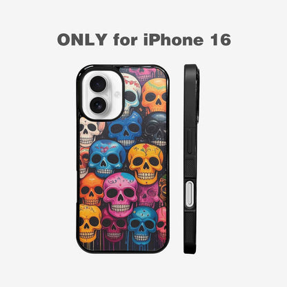 iPhone 16 Case — Skulls General Skulls Pattern, Personalized Phone Case