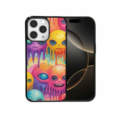 iPhone 15 Pro Max Case — Aliens Tie Dyemelting Aliens P, Customized Protective Case