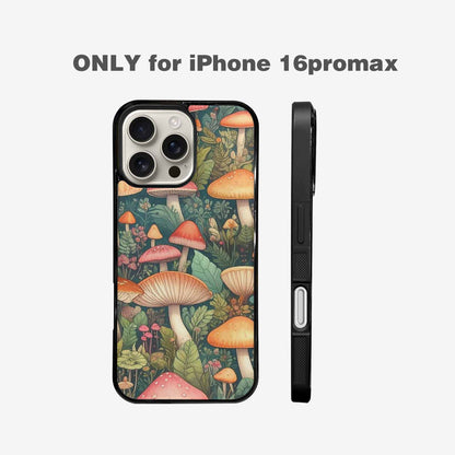 iPhone 16 Pro Max Case — Mushrooms Botanicalmushrooms P, Custom Designed Case Cover