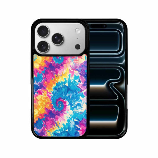 iPhone 17 Pro Case — Small Tie Dye Swirl Pattern Tie, Custom Designed Case Cover