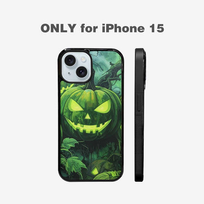 iPhone 15 Case — Halloween Glowing Jackolantern, Customized Protective Case