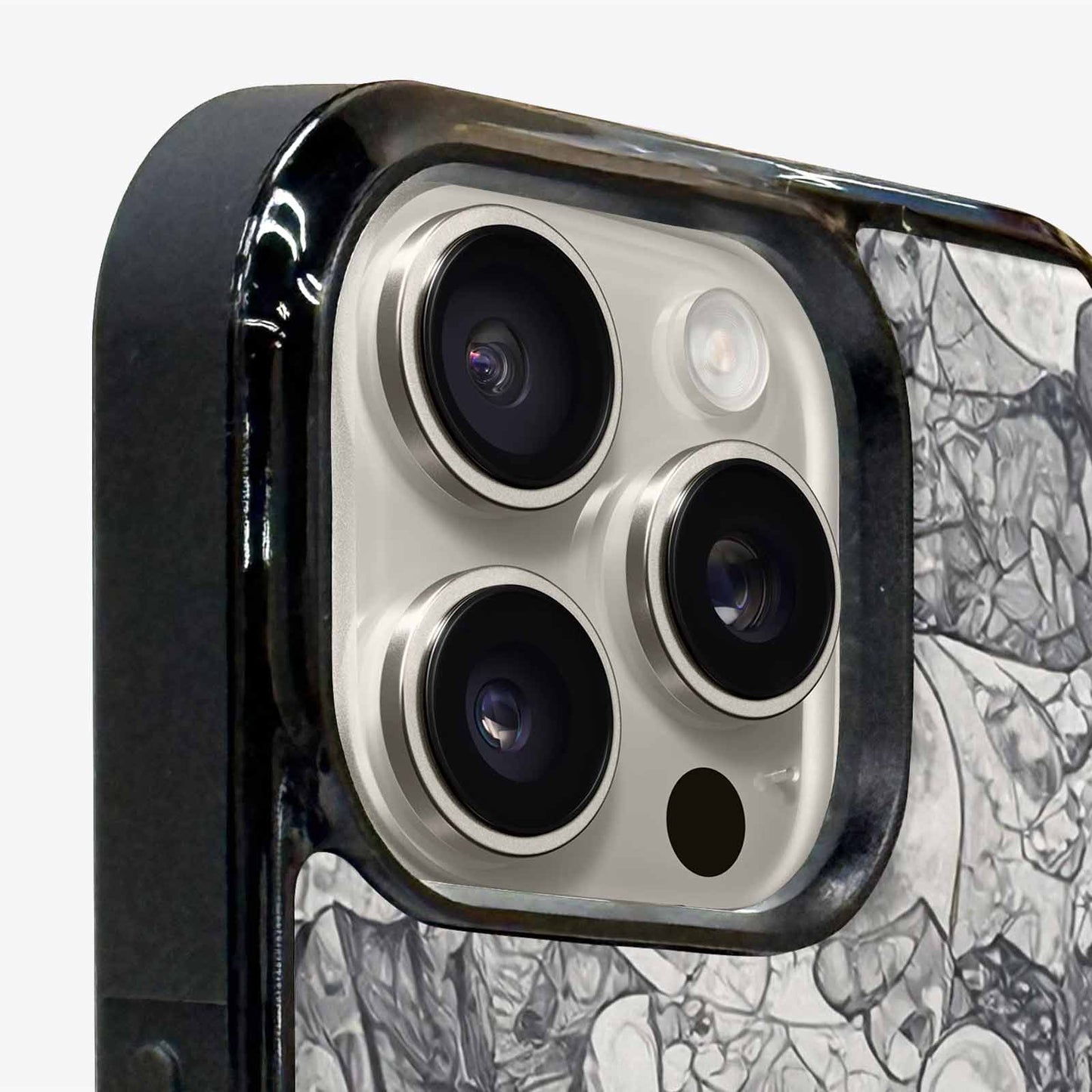 iPhone 16 Pro Case — Wolves Everywhere Collage Overlap Small Wolf, Custom Made Phone Cover