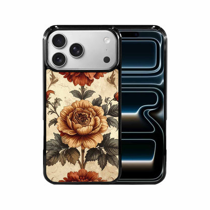 iPhone 17 Pro Max Case — Vintage Botanical Art Pattern Floral, Custom Print Case Cover