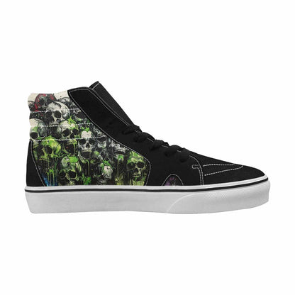 MEN'S Rainbow From Skull S High Top Canvas Cottagecore Sneakers