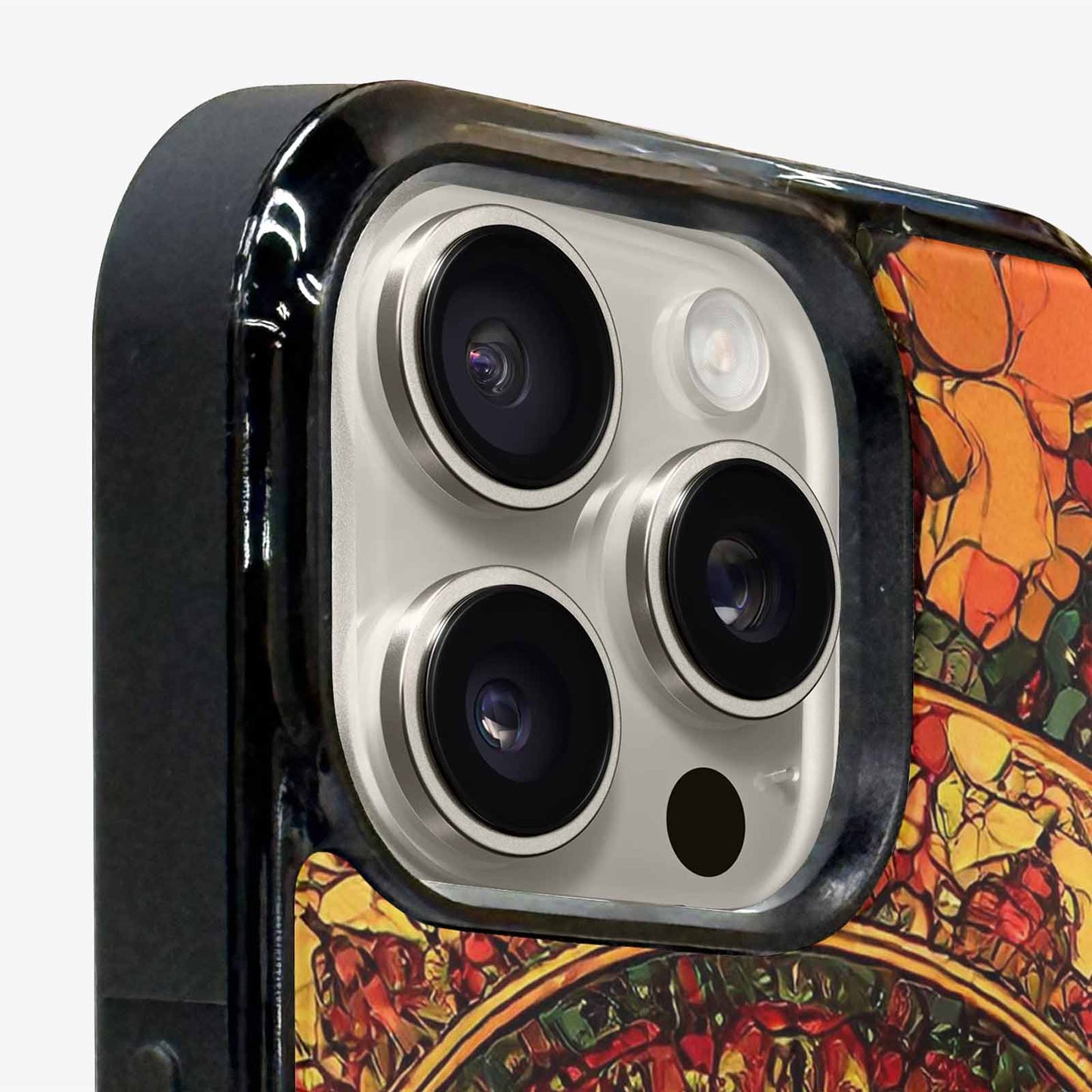 iPhone 16 Pro Max Case — Mandala Lions Art Seamless Pattern Vibrant, Custom Printed Phone Case