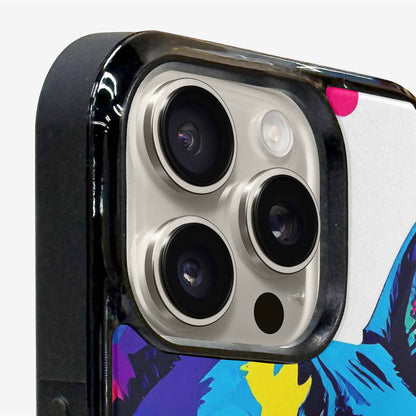 iPhone 16 Pro Max Case — French Bulldog Pop Art Pattern, Custom Print Case Cover