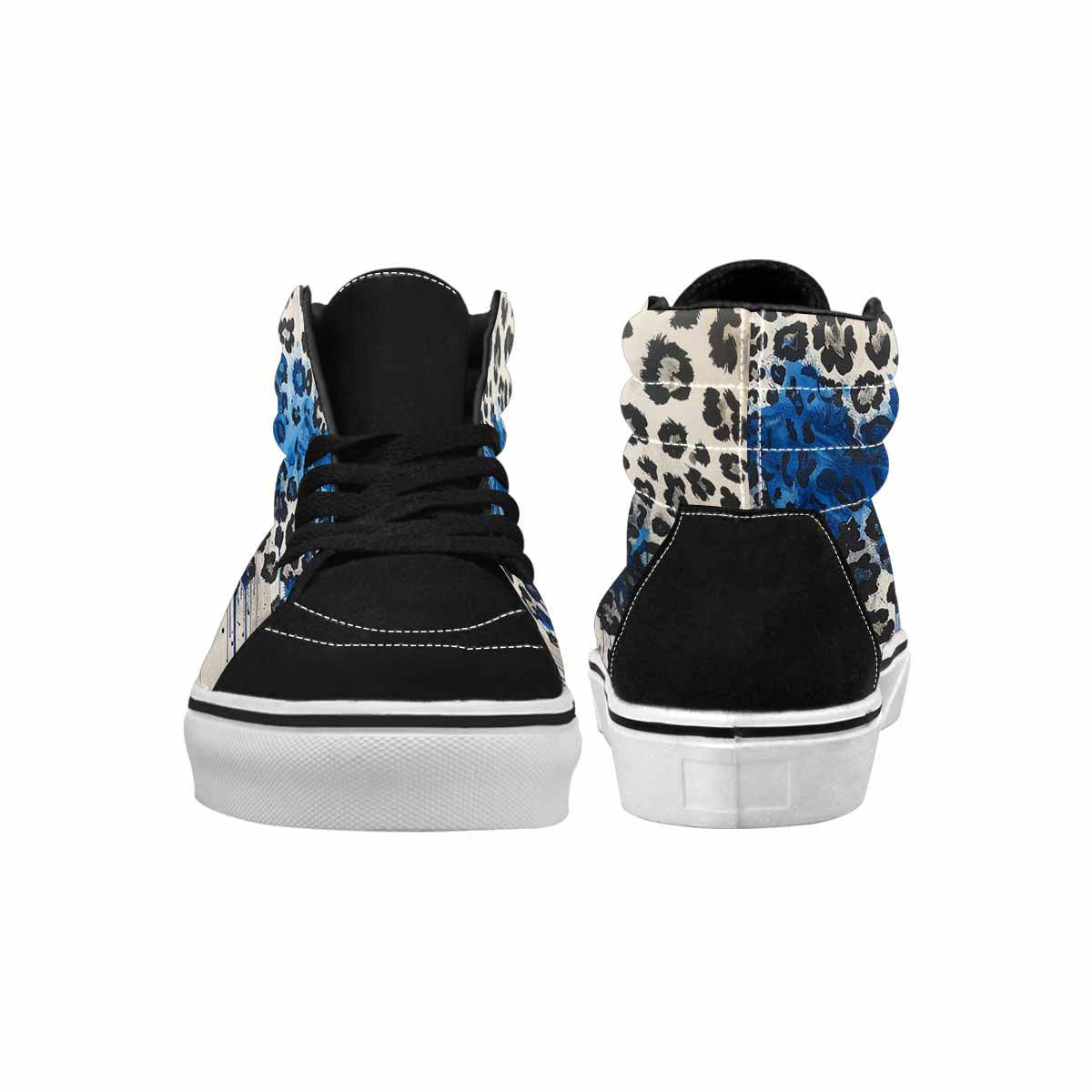 MEN'S Animal Print High Top Canvas Dark Academia Sneakers