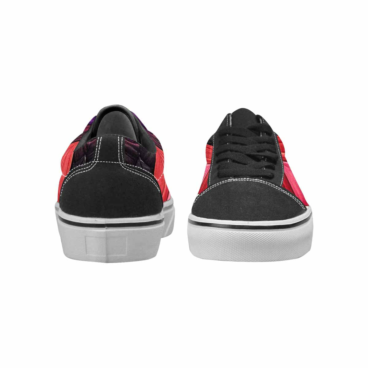 WOMEN'S Genderfluid Flag Color Canvas Lace-Up Aesthetic Sneakers