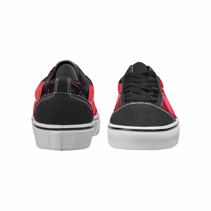 WOMEN'S Genderfluid Flag Color Canvas Lace-Up Aesthetic Sneakers